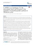 Tc-MYBPA is an Arabidopsis TT2-like transcription factor and functions in the regulation of proanthocyanidin synthesis in Theobroma cacao
