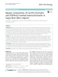 Repeat Composition of CenH3-chromatin and H3K9me2-marked heterochromatin in Sugar Beet (Beta vulgaris)