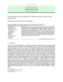 Distance based k-means clustering algorithm for determining number of clusters for high dimensional data