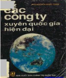 Tìm hiểu các công ty xuyên quốc gia thời hiện đại: Phần 1