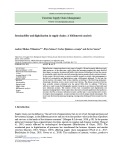 Sustainability and digitalization in supply chains: A bibliometric analysis