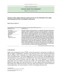 The impact of firm supply performance and lean processes on the relationship between supply chain management practices and competitive performance