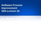 Lecture Software engineering II: Chapter 25 - Dr. Muzafar Khan