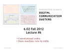 Lecture Digital communication systems - Lecture 6