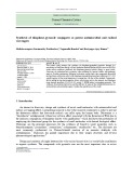 Synthesis of thiophene-pyrazole conjugates as potent antimicrobial and radical scavengers