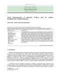 Starch functionalization of trimetallic W-Mg-Al oxide for oxidative desulphurisation of dibenzothiophene