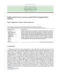 Profile of metals Fe in lay ecosystem using ICP-OES in Donggala District, Indonesia