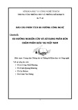 Báo cáo phân tích xu hướng công nghệ: Xu hướng nghiên cứu và sử dụng phân bón chậm phân giải tại Việt Nam