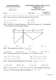 Đề thi thử THPTQG môn Toán lần 1 năm 2020 - THPT Nguyễn Trãi, Hải Dương