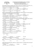 Đề thi minh họa THPT Quốc gia môn Hóa năm 2020 (Mục tiêu 7 điểm) - Đề số 9