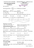 Đề thi thử THPTQG môn Toán lần 1 năm 2020 - THPT Chuyên Thái Bình