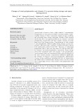 Changes of total polyphenolics and vitamin C acerola during storage and spray drying process