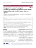 Design, synthesis and biological potential of heterocyclic benzoxazole scaffolds as promising antimicrobial and anticancer agents