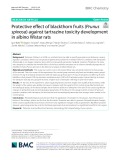 Protective effect of blackthorn fruits (Prunus spinosa) against tartrazine toxicity development in albino Wistar rats
