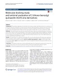 Molecular docking study and antiviral evaluation of 2-thioxo-benzo[g] quinazolin-4(3H)-one derivatives