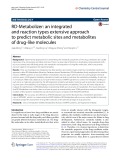 RD-Metabolizer: An integrated and reaction types extensive approach to predict metabolic sites and metabolites of drug-like molecules