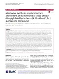 Microwave synthesis, crystal structure, antioxidant, and antimicrobial study of new 6-heptyl-5,6-dihydrobenzo[4,5]imidazo[1,2-c] quinazoline compound
