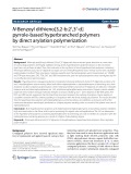 N-Benzoyl dithieno[3,2-b:2′,3′-d] pyrrole-based hyperbranched polymers by direct arylation polymerization