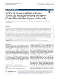 Synthesis, characterization, anti-ulcer action and molecular docking evaluation of novel benzimidazole-pyrazole hybrids