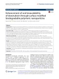 Enhancement of oral bioavailability of doxorubicin through surface modified biodegradable polymeric nanoparticles