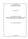 Luận án Tiến sĩ Xã hội học: An sinh xã hội của lao động trong khu vực phi chính thức - Nghiên cứu bảo hiểm y tế và bảo hiểm xã hội tại thành phố Hà Nội