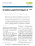 On the inﬂuence of the americium isotopic vector on the cooling time of minor actinides bearing blankets in fast reactors