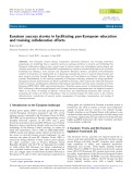 Euratom success stories in facilitating pan-European education and training collaborative efforts