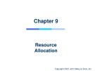 Lecture Project management: A managerial approach – Chapter 9: Resource allocation