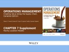 Lecture Operations management: Creating value along the supply chain (Canadian edition) - Chapter 7S