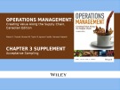 Lecture Operations management: Creating value along the supply chain (Canadian edition) - Chapter 3S