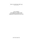 Giáo trình Kỹ thuật lái xe ô tô: Phần 1 - Tổng cục đường bộ Việt Nam