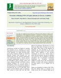 Economics of raising ETPs of populus deltoides in nursery condition