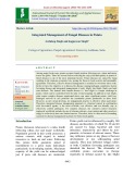 Integrated management of fungal diseases in potato