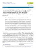 Comparison of SERPENT and SCALE methodology for LWRs transport calculations and additionally uncertainty analysis  for cross-section perturbation with SAMPLER module