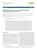 Sustainability of thorium-uranium in pebble-bed ﬂuoride salt-cooled high temperature reactor