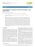 Thermalhydraulics of advanced 37-element fuel bundle in crept pressure tubes