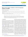 Effect of heat transfer correlations on the fuel temperature prediction of SCWRs