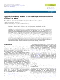 Statistical sampling applied to the radiological characterization of historical waste