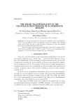 The phase transformation in the crystallization process of Fe-mordenite zeolite