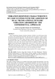 Vibration response characteristics of 2 dof systems with the addition of dual translational dynamic vibration absorber by the experimental approach