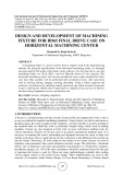 Design and development of machining fixture for BD65 final drive case on horizontal machining center