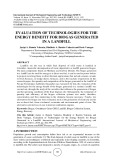 Evaluation of technologies for the energy benefit for biogas generated in a landfill