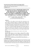 Influence of sicp reinforcement on the mechanical properties of functionally graded aluminum metal matrix composites fabricated by centrifugal casting technique