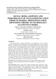 Social media adoption and performance of telecommunication firms in Nigeria: From innovation diffussion theory to technology acceptance model