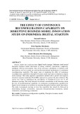 The effect of continuous reconfiguration capability on disruptive business model innovation study on Indonesia digital startups