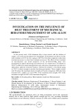 Investigation on the influence of heat treatment of mechanical behavior enhancement of a356 alloy