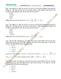 Bài giảng Chuyên đề Vật lý 10 - Chương 1: Chủ đề 5 (Bài tập)