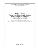 Giáo trình Thiết bị lạnh gia dụng - Nghề: Điện dân dụng - Trình độ: Cao đẳng nghề (Tổng cục Dạy nghề)