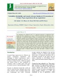 Variability, heritability and genetic advance studies in F2 generation of cowpea (Vigna unguiculata sub sp. unguiculata)