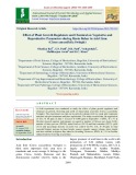 Effect of plant growth regulators and chemical on vegetative and reproductive parameters during Hasta Bahar in acid lime (Citrus aurantifolia Swingle)